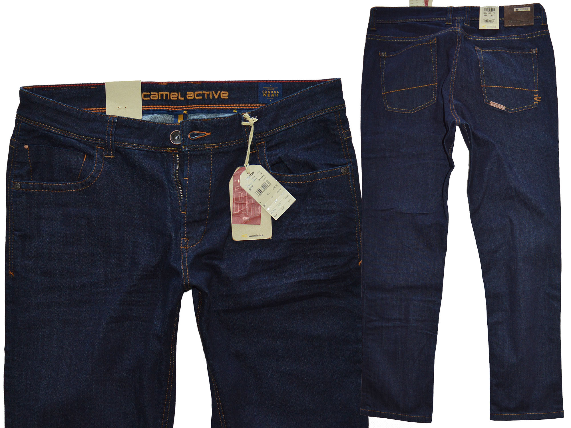 

Camel Active Houston spodnie jeans zwężane W36 L32