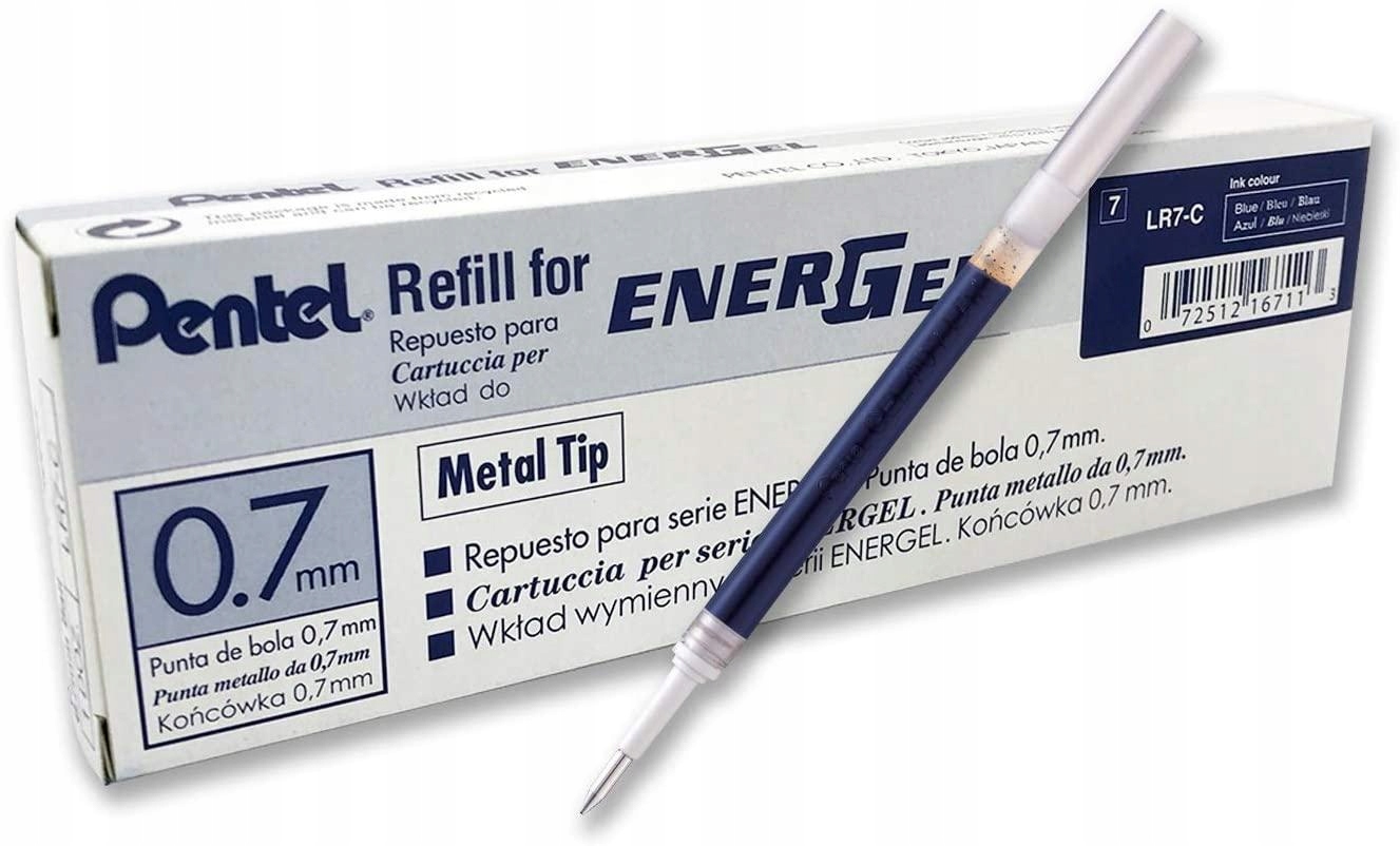 

Wkład Pentel LR7 0,7 mm do Energel niebieski 12SZT