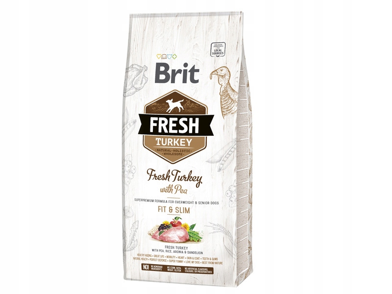 Karma dla psa Brit Fresh Turkey Indyk z groszkiem 12 kg