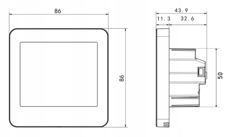 Termostat Pokojowy Regulator Temperatury Sterownik Tygodniowy LCD Marka inny