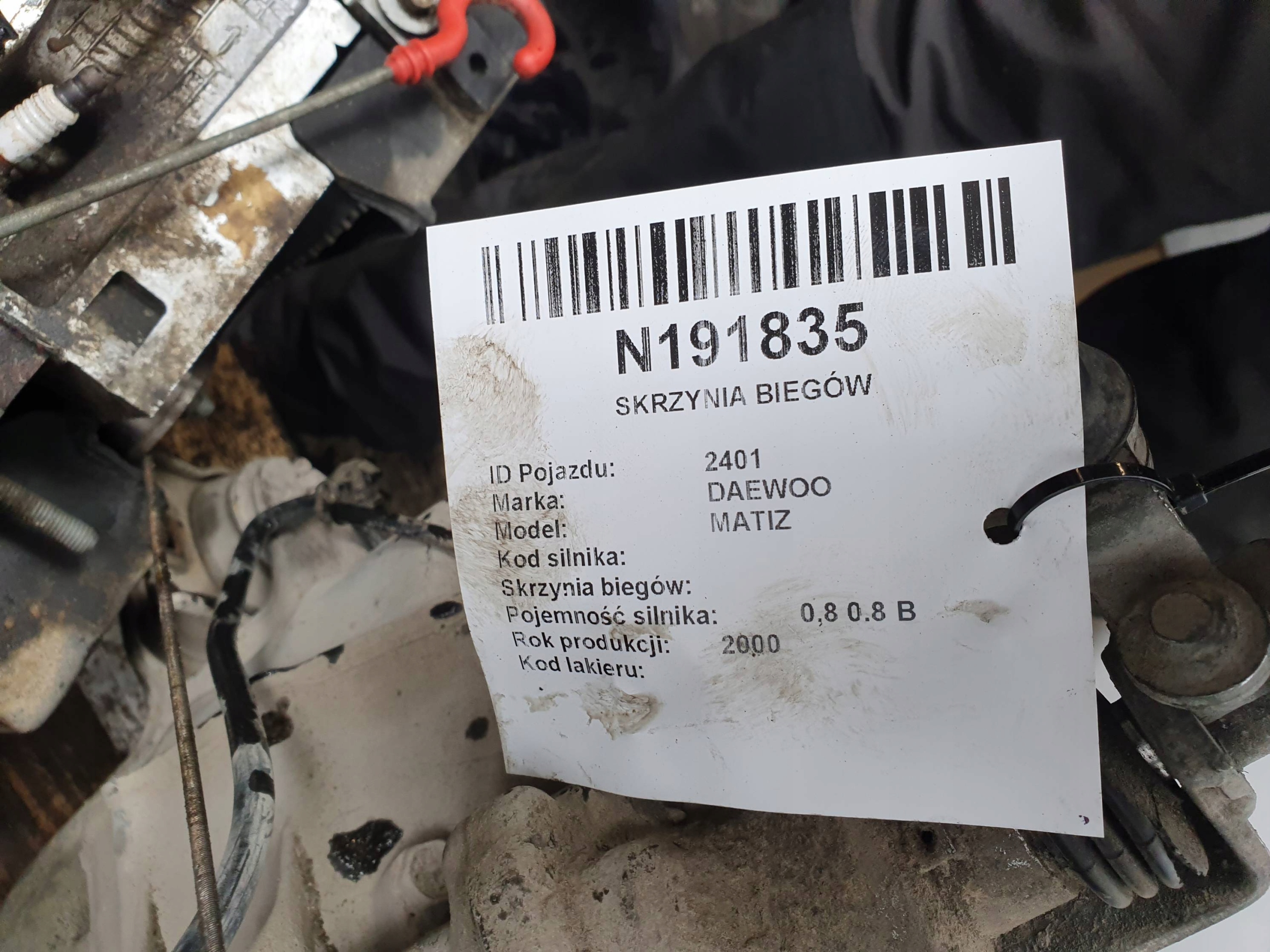 CAMBIO 0.8 50 KM DAEWOO MATIZ