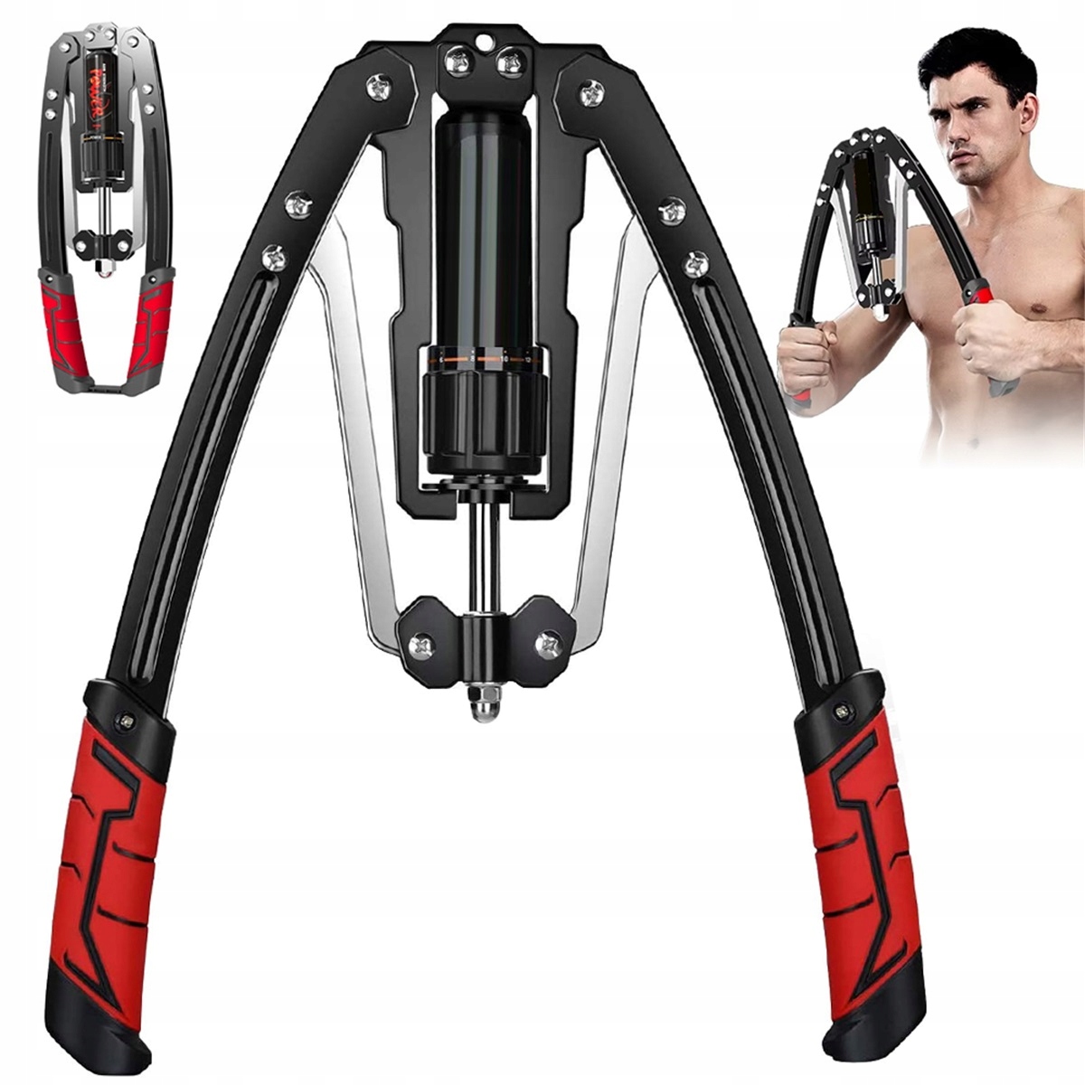 Regulovatelné Hydraulické Rameno Odpor Cvičení 10-200 Kg 1 Ks S Úchyty Pu