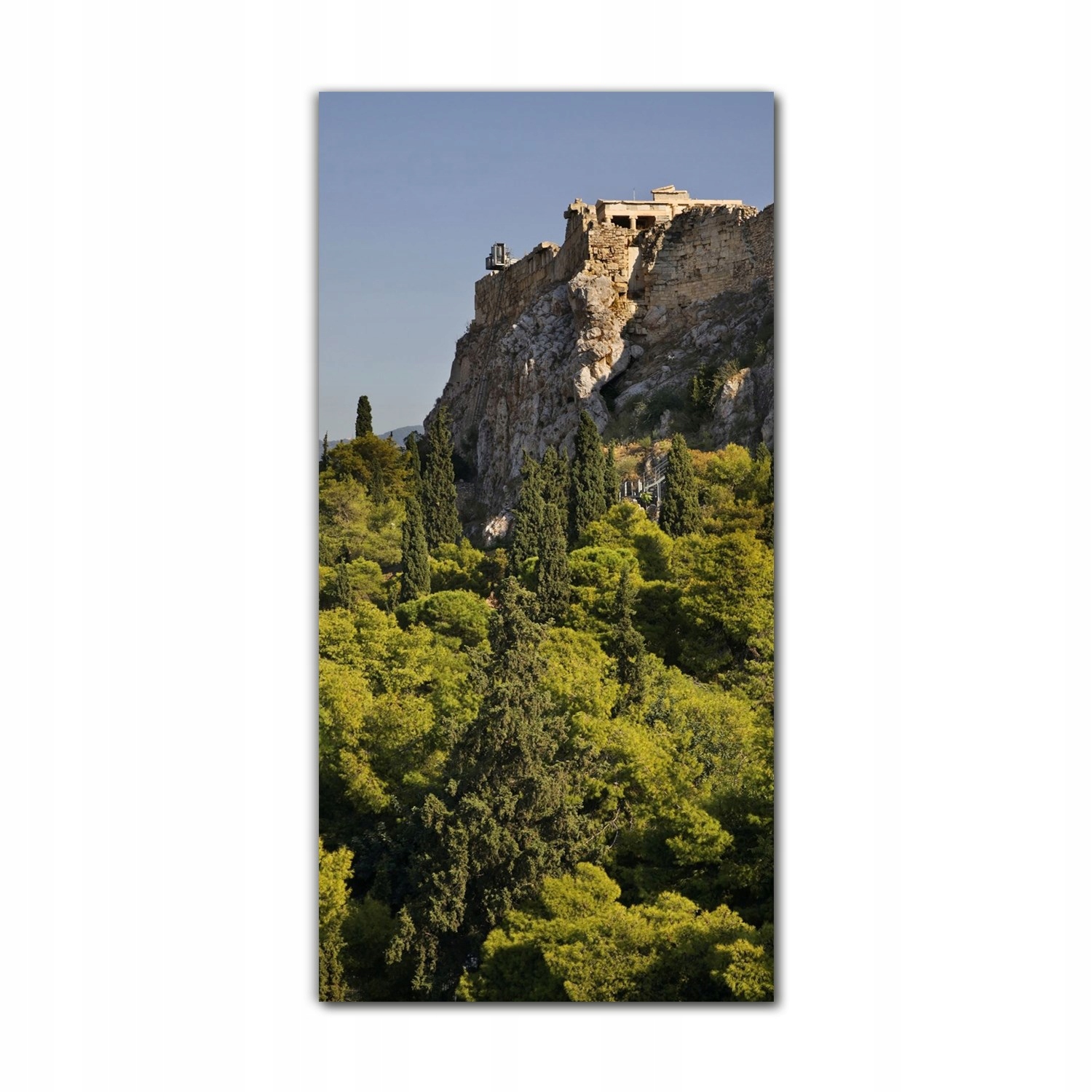 

Obraz na szkle do kuchni 70x140 cm Akropol Ateny