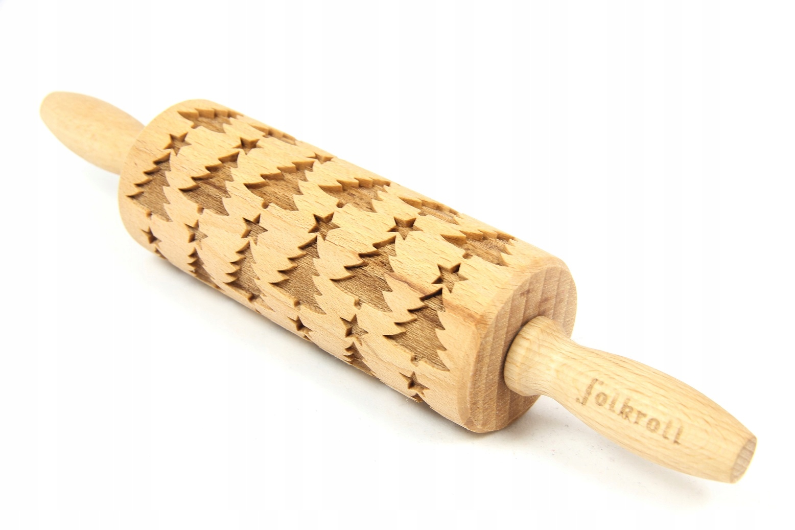 Wałek grawerowany wzór CHOINKA, junior Marka Folkroll