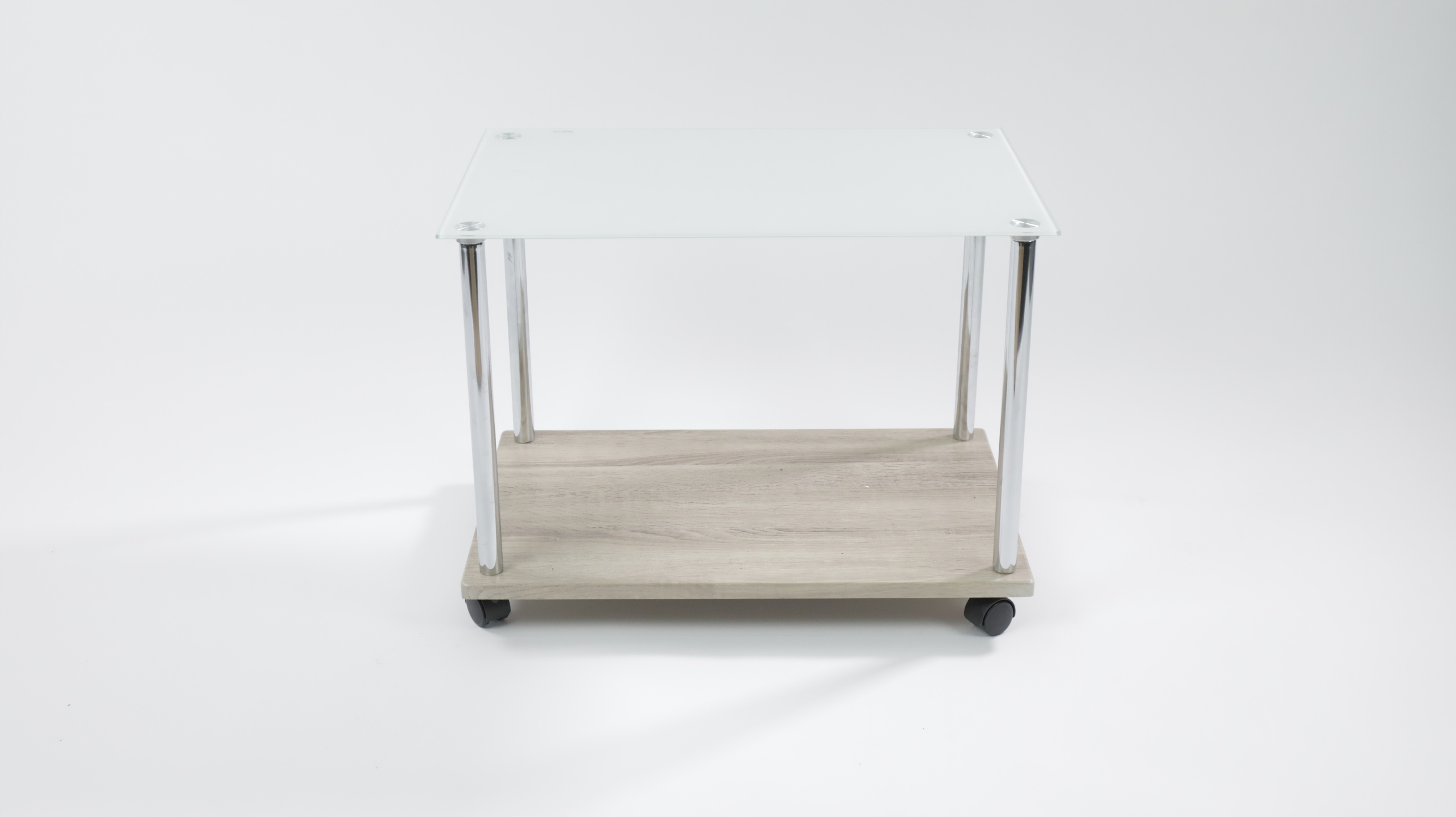 Stolek dub sonoma s mléčnou deskou