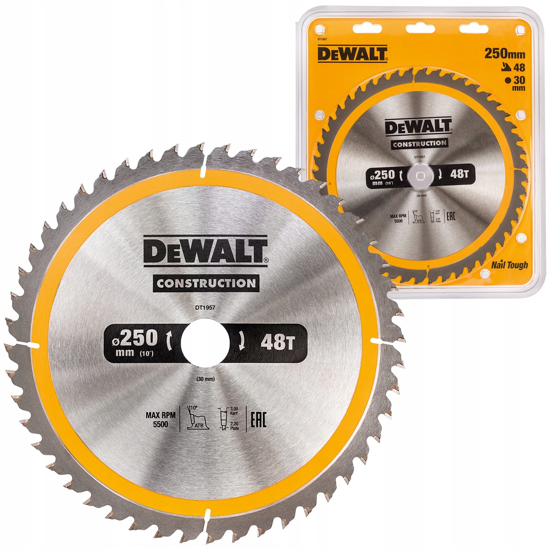 

DeWALT tarcza piła do drewna 250mm 30mm 48z DT1957