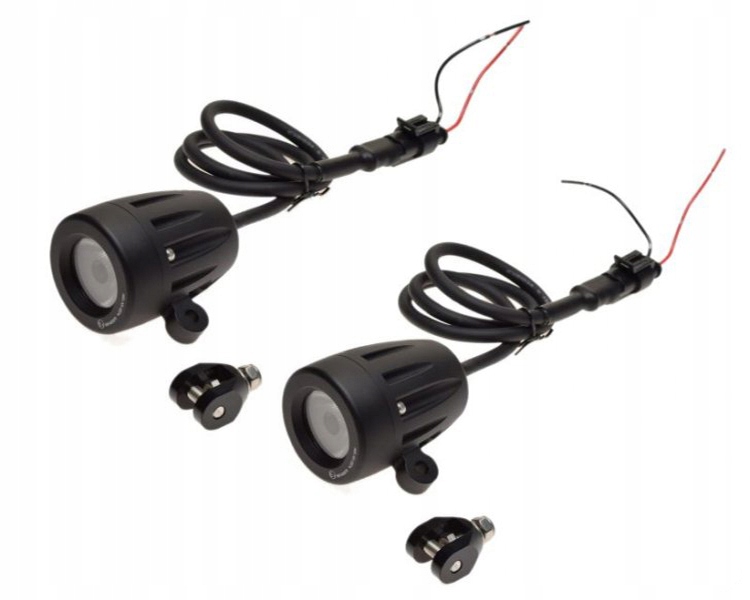 Zestaw lamp przeciwmgielnych led halogeny