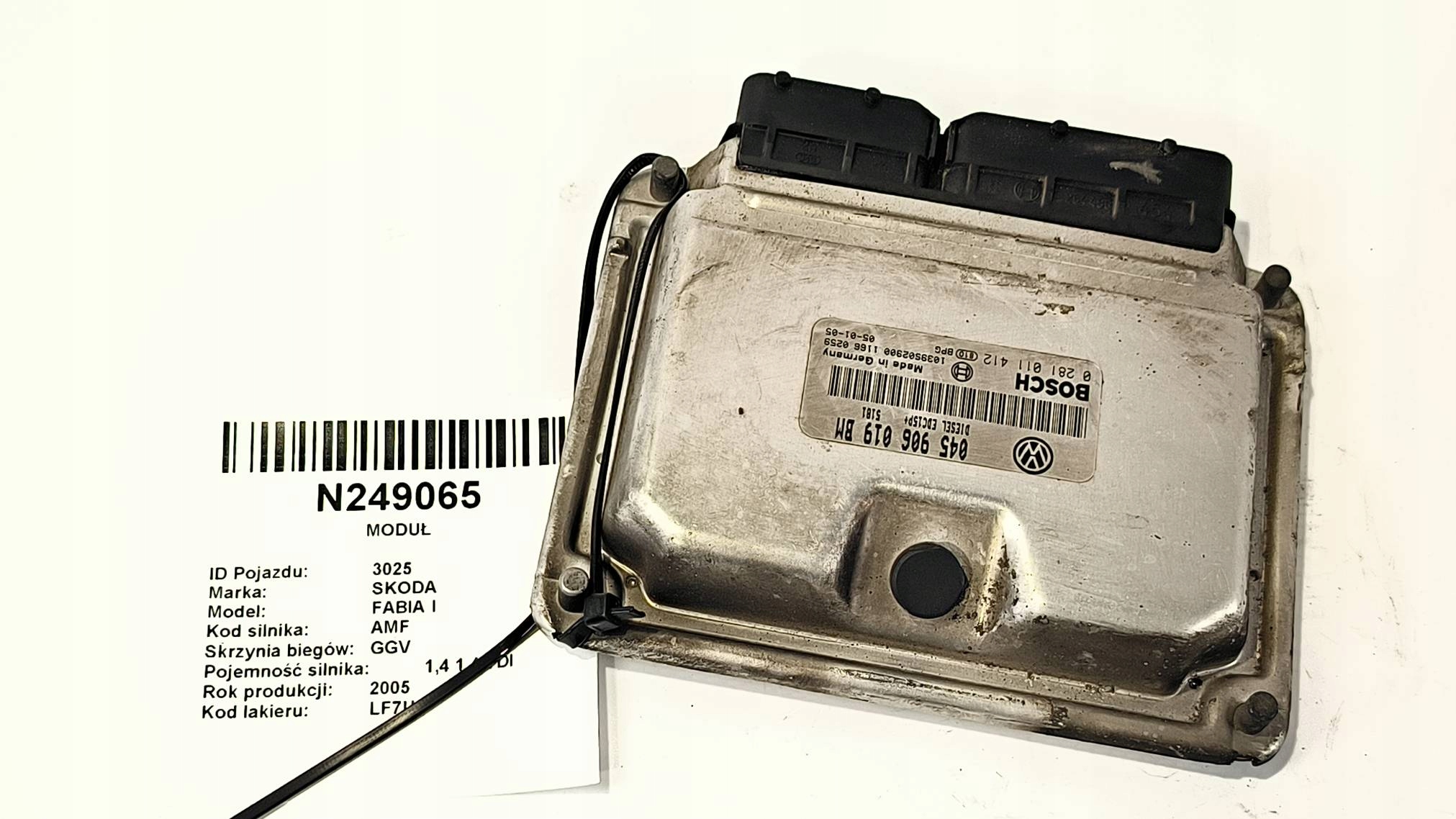 computer Motore ECU 045906019BM SKODA FABIA e