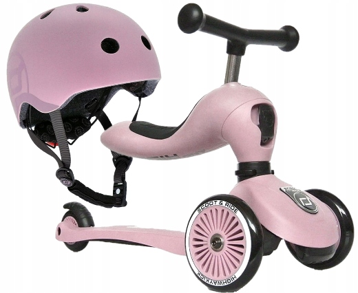 

Scootandride Zestaw Jeździk Hulajnoga Kask S-m