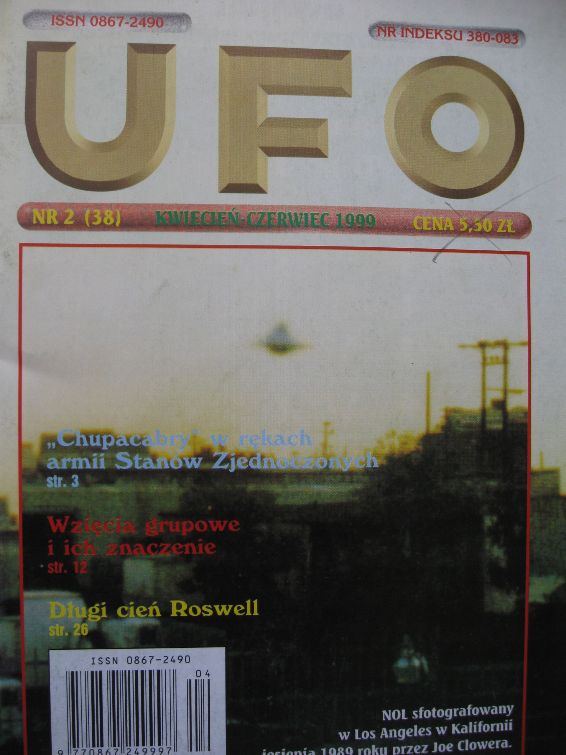 UFO Magazyn ufologiczny Rok X nr 2/1999