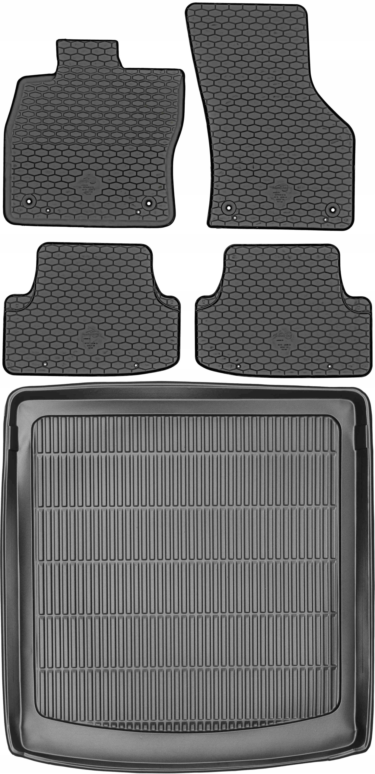 Volkswagen Golf VII Variant od roku 2012-2020 Sada Koberčeky batožinový priestor