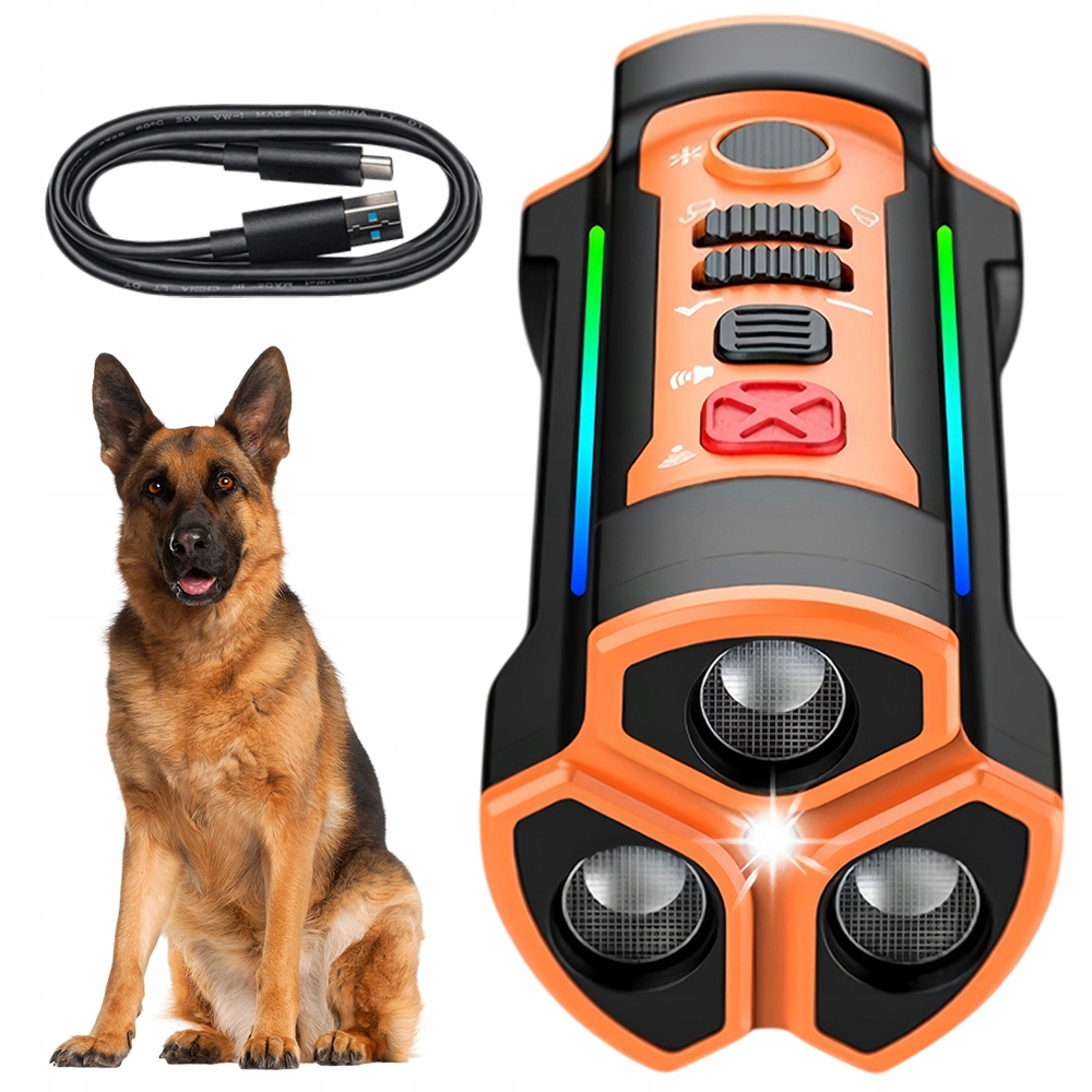 Levně Ultrazvukový Trenér Chování Psů, Dosah Až 16 M, Kompaktní, Nabíjecí