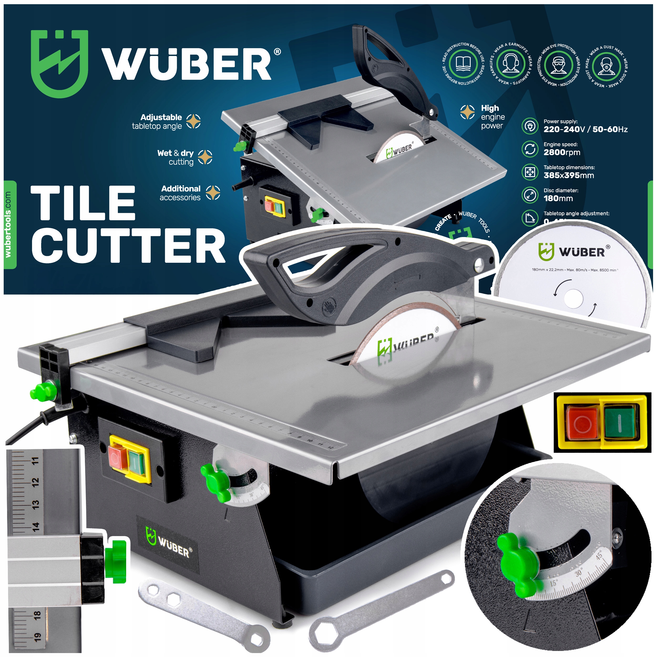 Stůl Na Glazuru Stolová Pila Na Dlaždice Dřevo Mokro Sucho Krajzega 600W