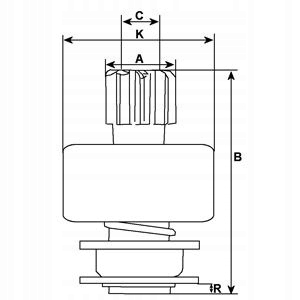 BENDIKS ROZRUSZNIKA 132634 HC-CARGO Producent części HC-Cargo