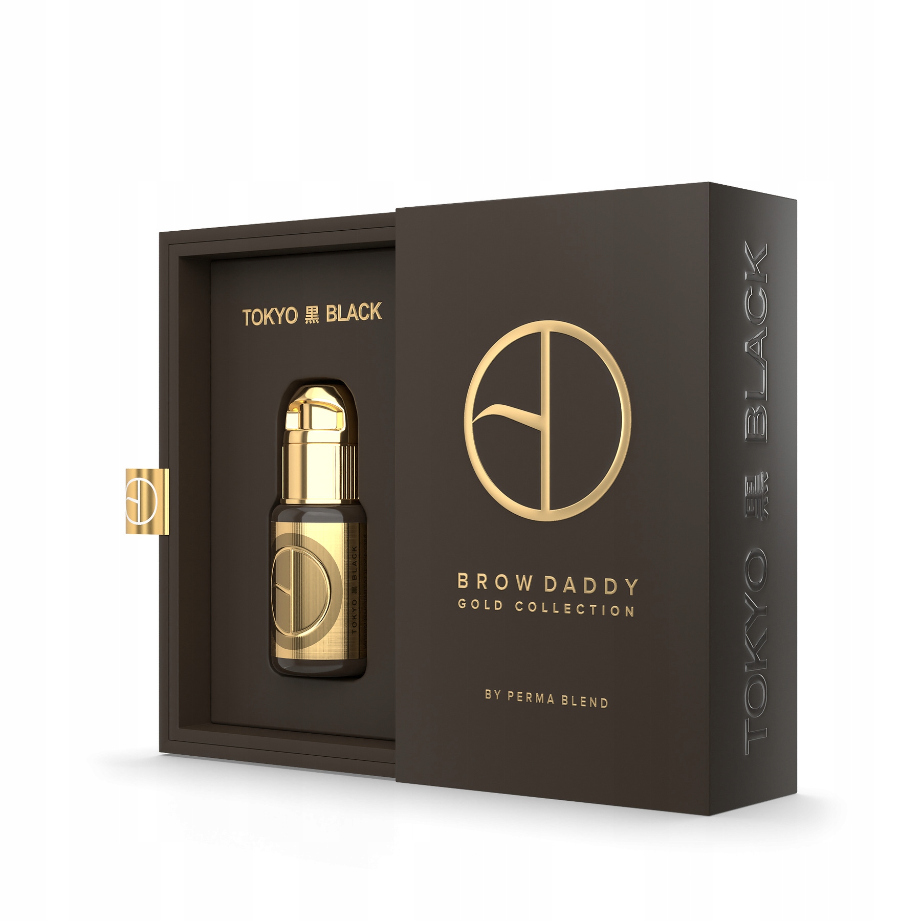 Pigment pro permanentní make-up Brow Daddy Single Tokyo Black 15 ml