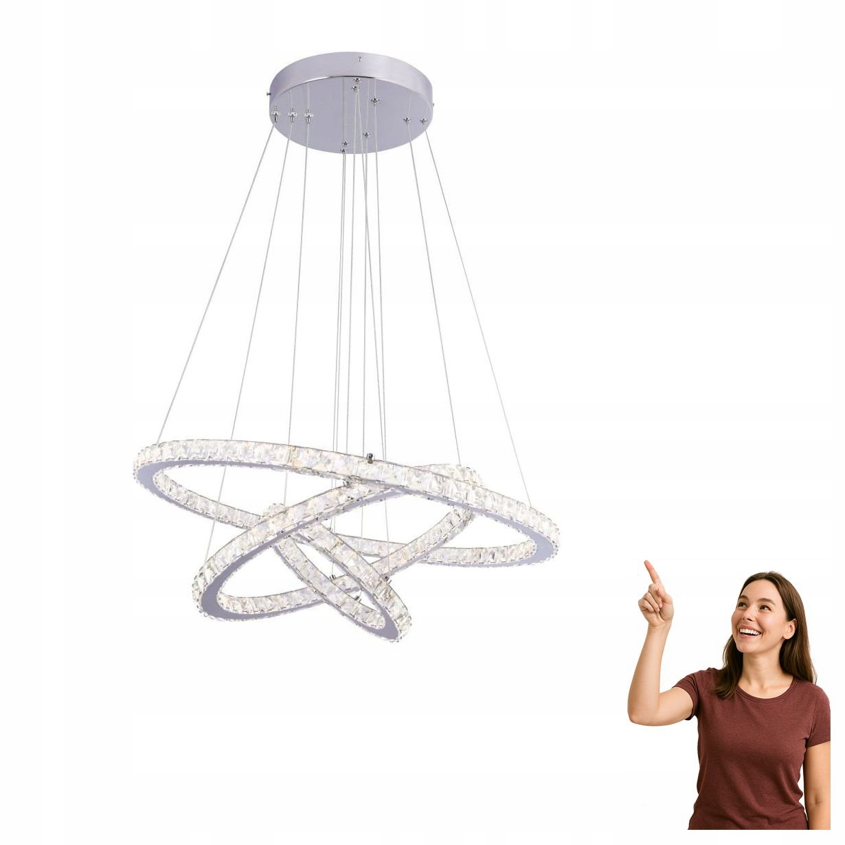 Závesná Led lampa 76W Marilyn I 67037-76 Globo
