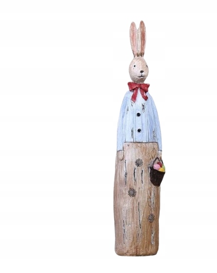 OZDOBA FIGURKA ŚWIĄTECZNA DEKOR ZAJĄC WIELKANOC model 1
