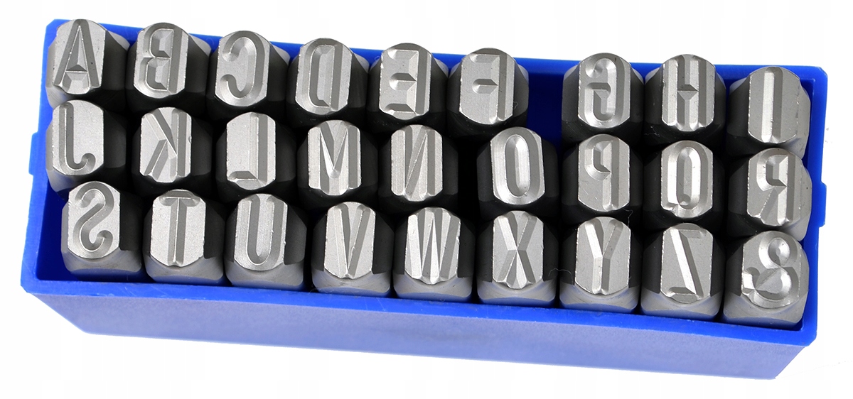 ZNACZNIKI LITERY NUMERATORY 10MM ALFABET GERMANY Producent code 1556
