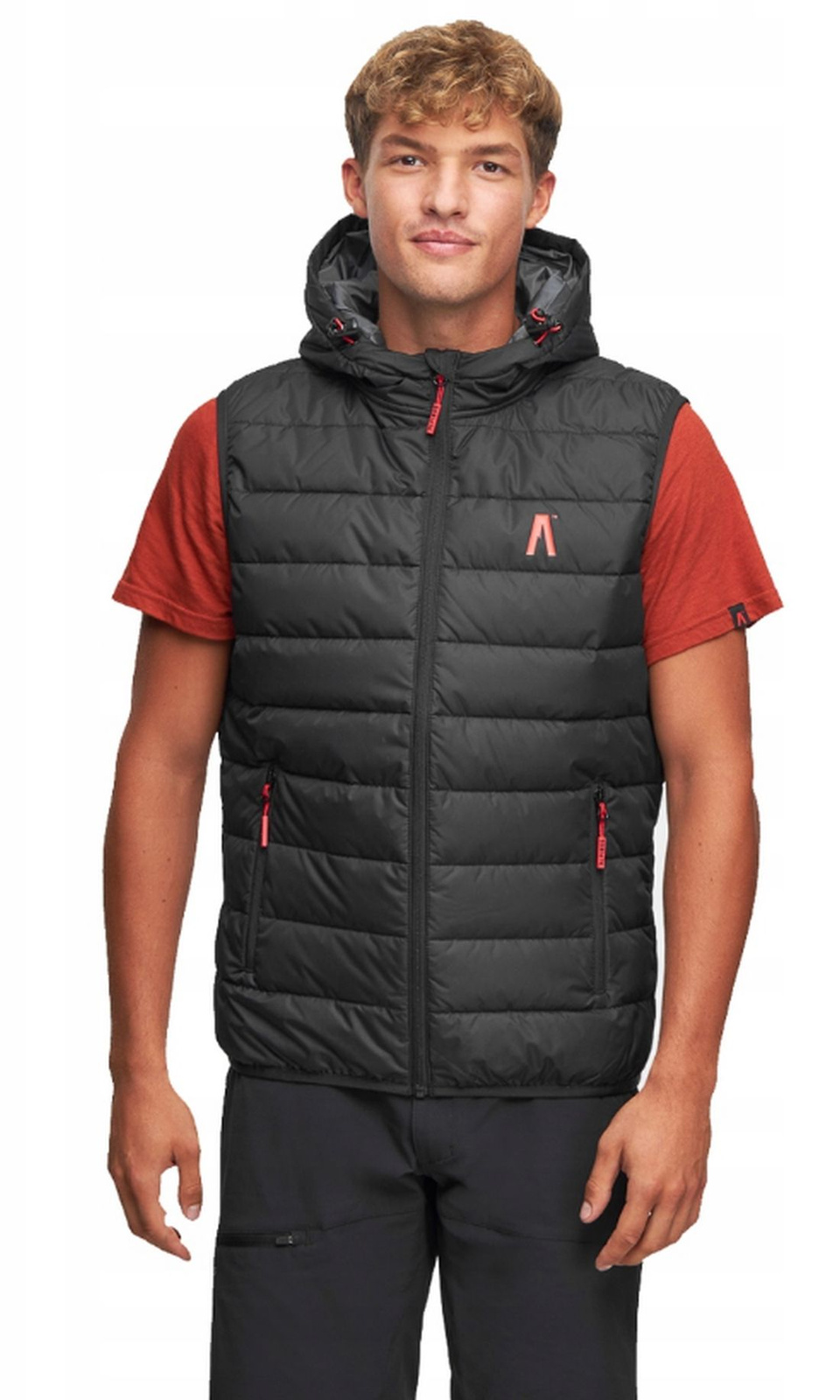 Bunda Bez Rukávů prošívaná vesta Alpinus Athos Body Warmer teplá péřová velikost L
