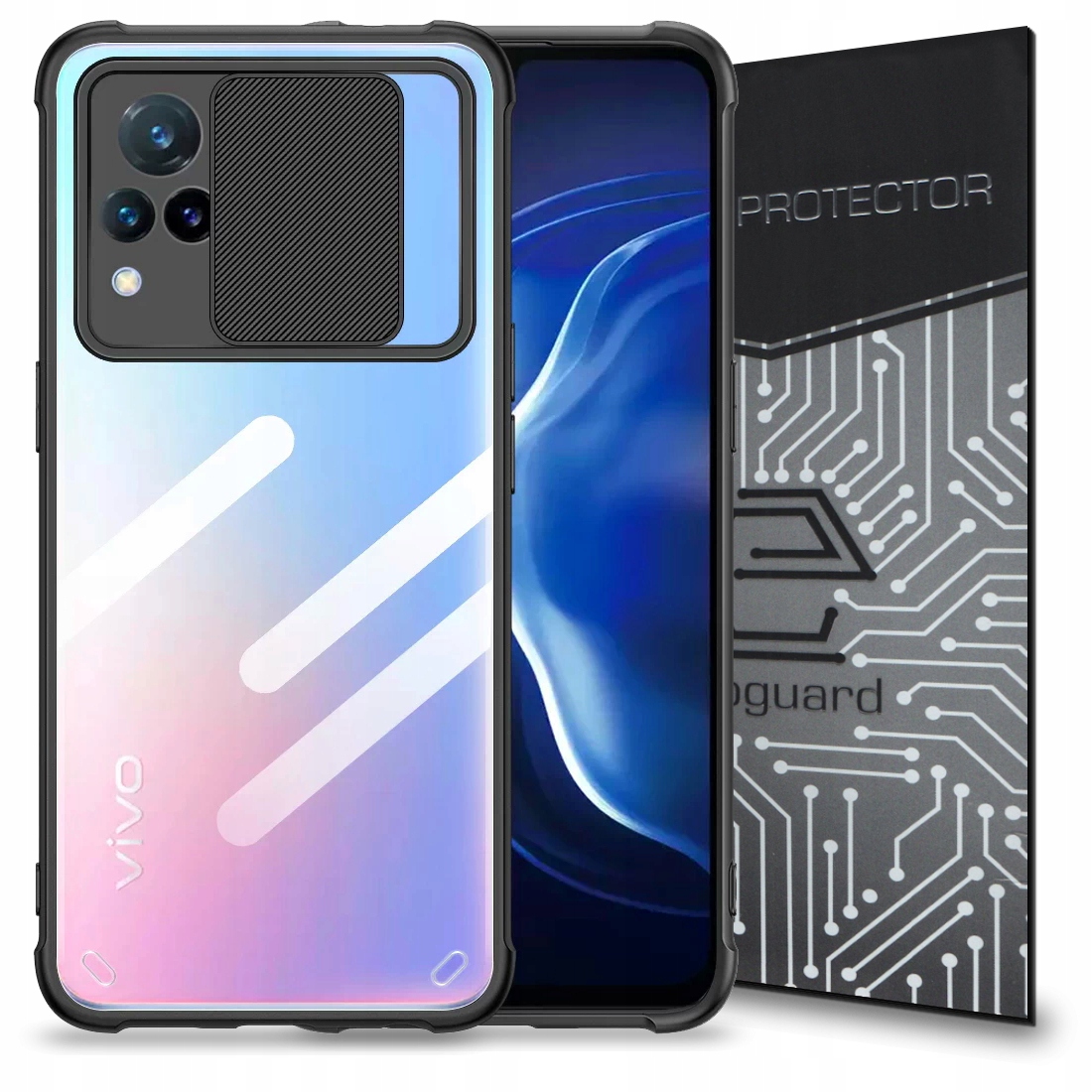 

Etui Case Obudowa+szkło do Vivo V21 4G 5G