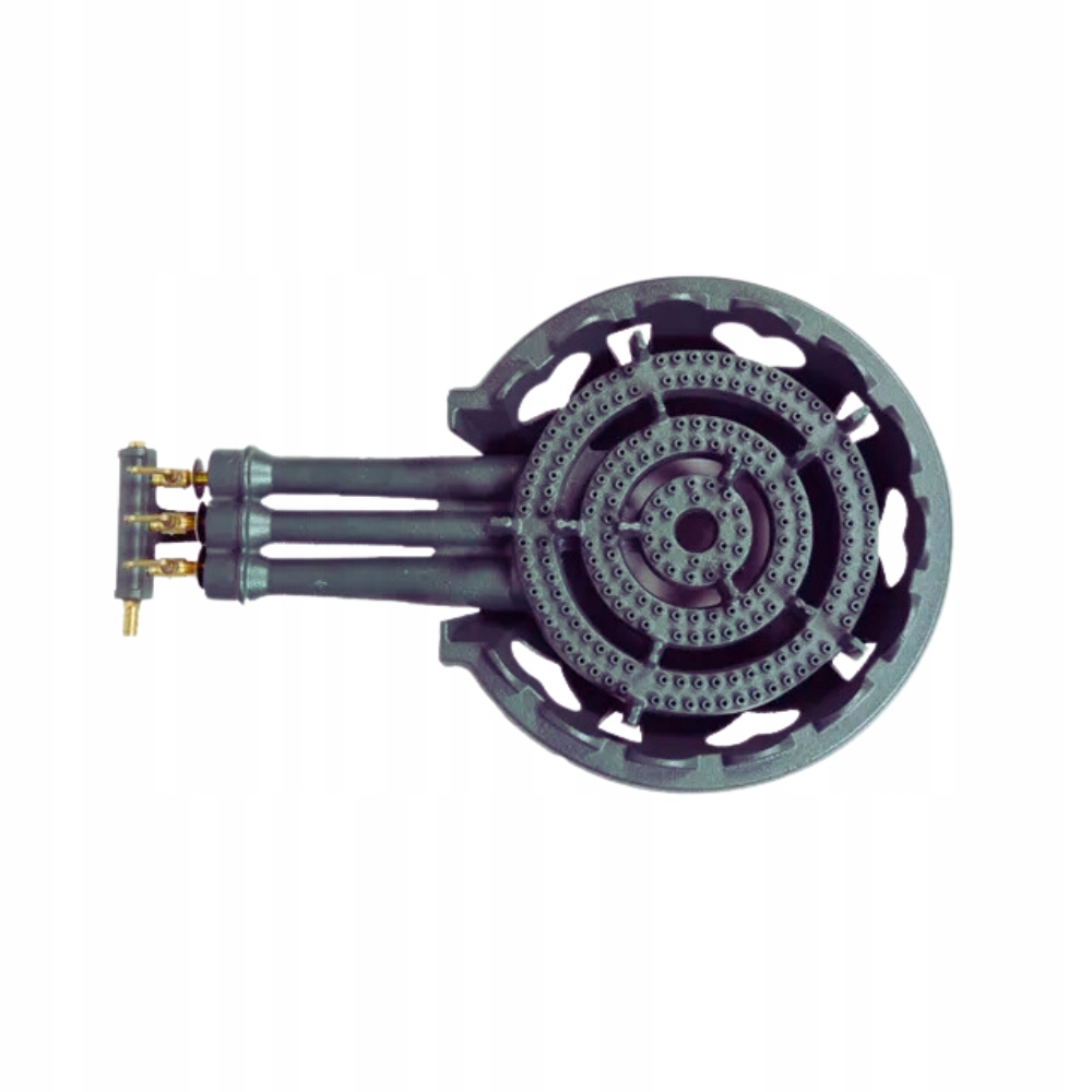 DUŻY okrągły ŻELIWNY profesjonalny TABORET GAZOWY 3 x palnik KUCHENKA 11kW Marka inny