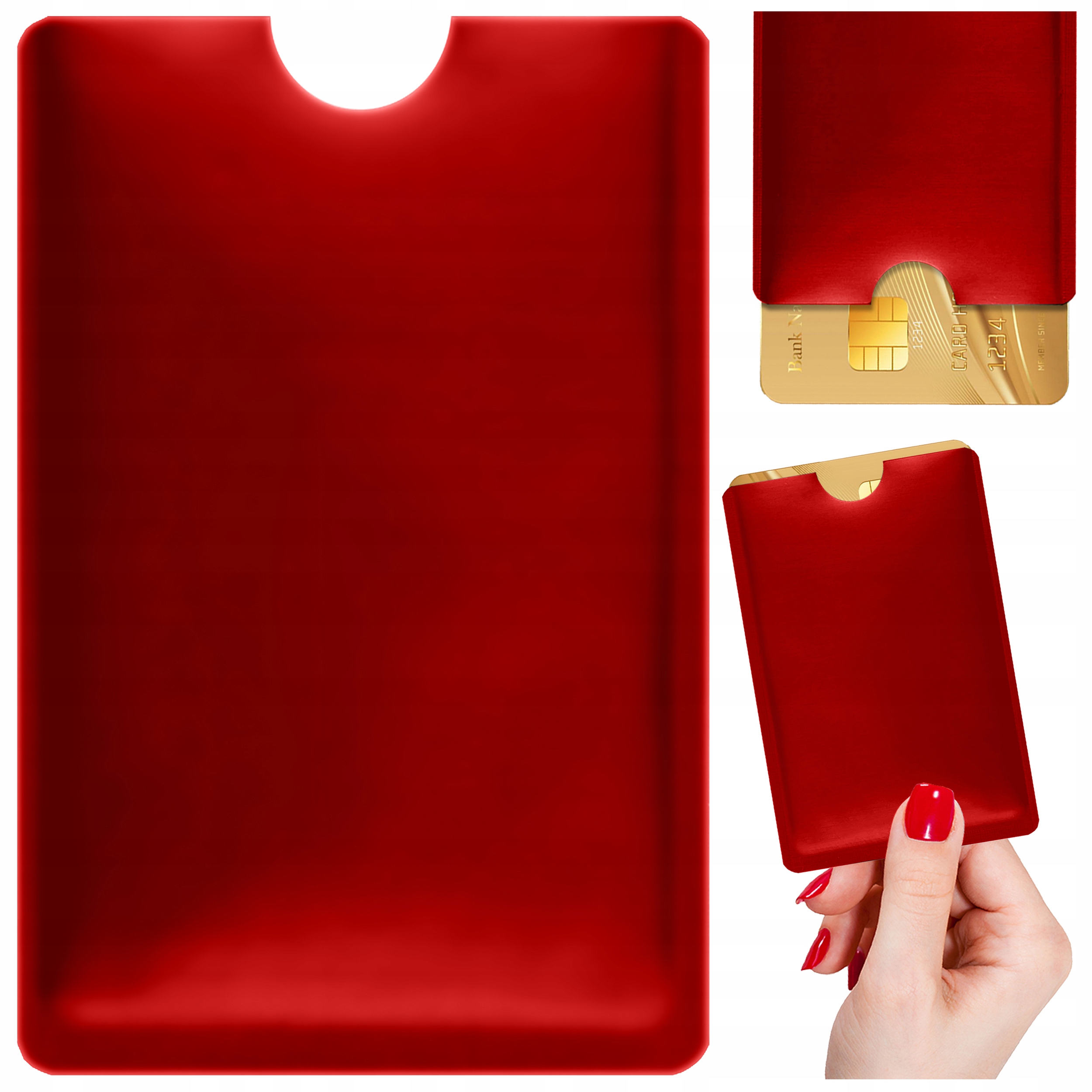 ETUI NA KARTY ANTYKRADZIEŻOWE OCHRONA KARTY RFID