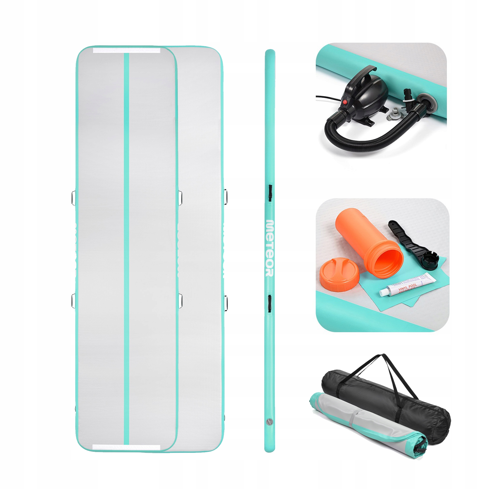 Ścieżka akrobatyczna Mata gimnastyczna do ćwiczeń materac duży Airtrack 4 m