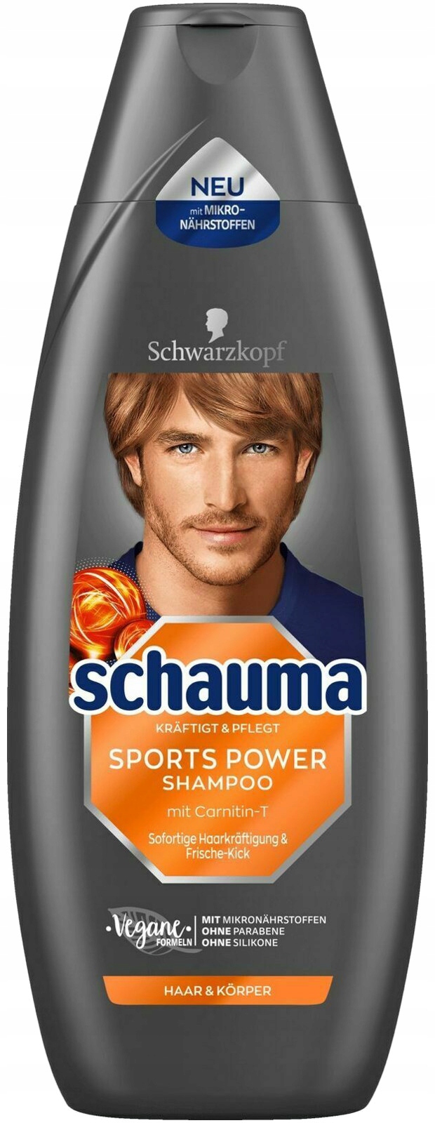 

Schauma Men Sports Szampon Włosów XL 480ml De