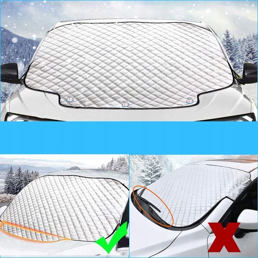 Magnetyczna OSŁONA PRZEDNIEJ SZYBY AUTA Mata Okna Producent inny