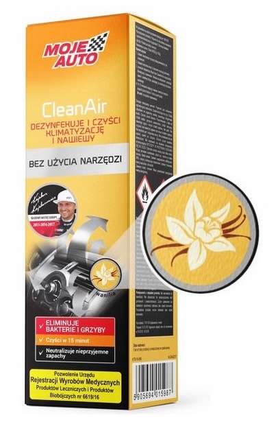 

Moje Auto Clean Air Wanilia klimatyzacja 150ml