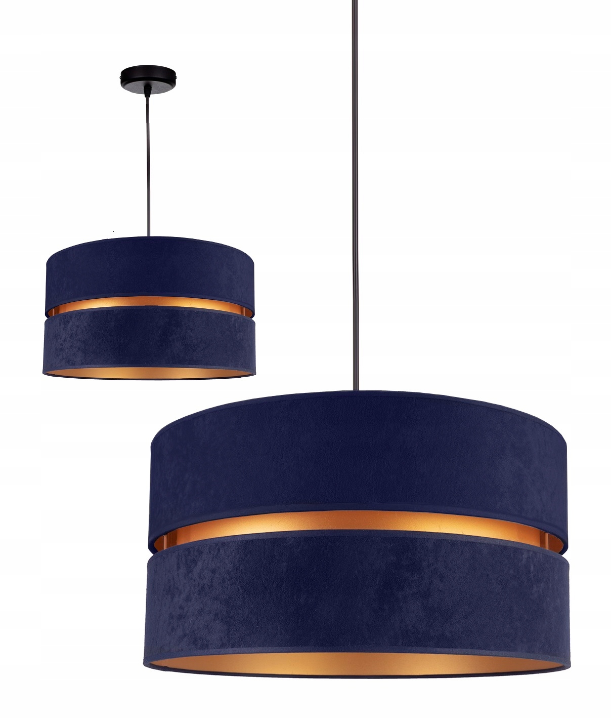 

Lampa Wisząca Sufitowa Żyrandol Nowoczesna Welur