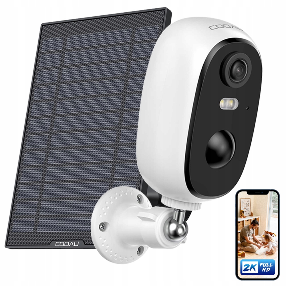 

Kamera Solarna Zewnętrzna Bezpieczeństwa WiFi 3MP