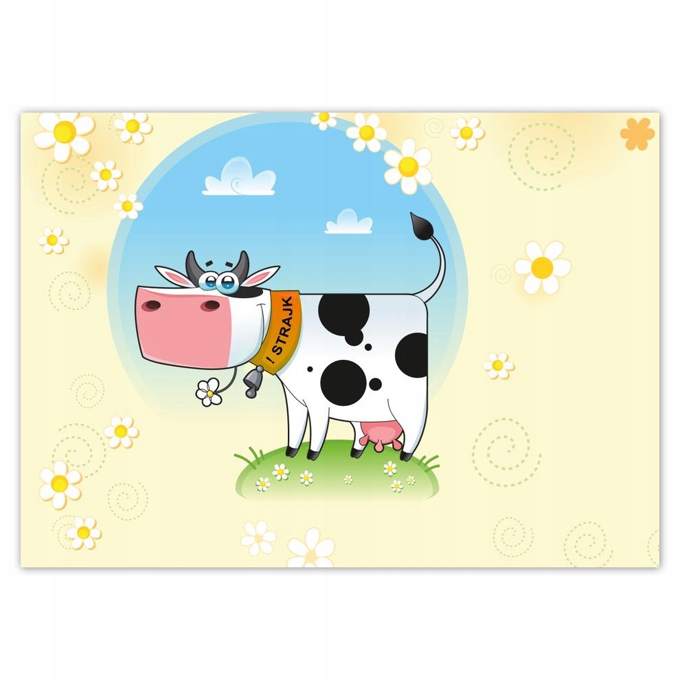 

Naklejki 70x50 Krowa nie zmienia zdania