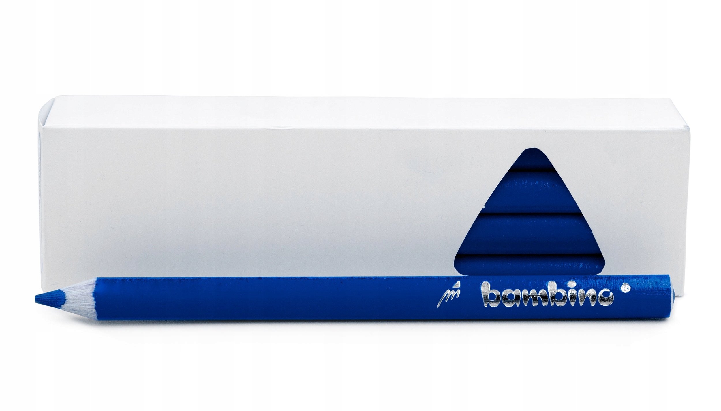 

Kredki trójkątne Bambino grube 12 szt granatowe