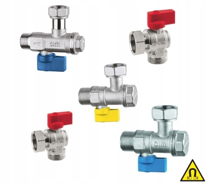 Ventily Standard Mag uhlové voda plyn uhol s filtrom 1/2" kotol 2 Funkčný