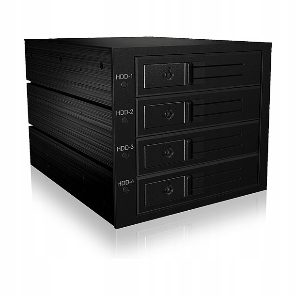 IcyBox backplane 3x 5.25" na 3x 3.5" Sata/sas z wentylatorem i zamkiem
