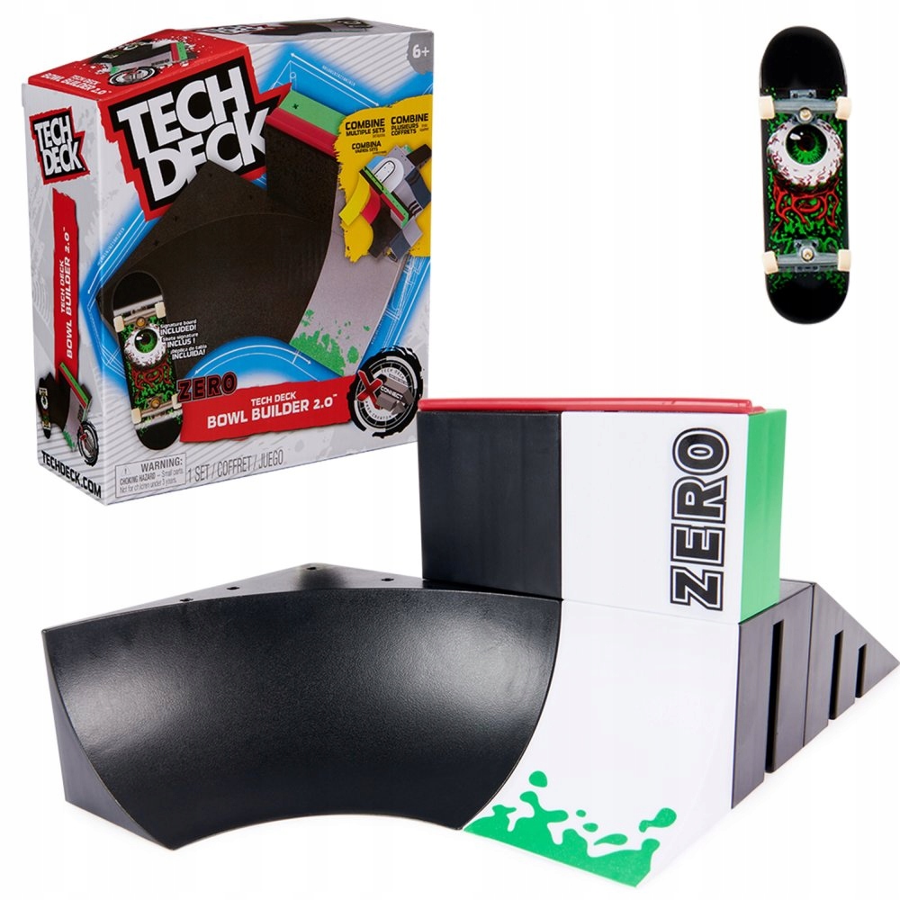 Fingerboard Tech Deck X-Connect Sada pro skateboarding Bowl Builder Zero