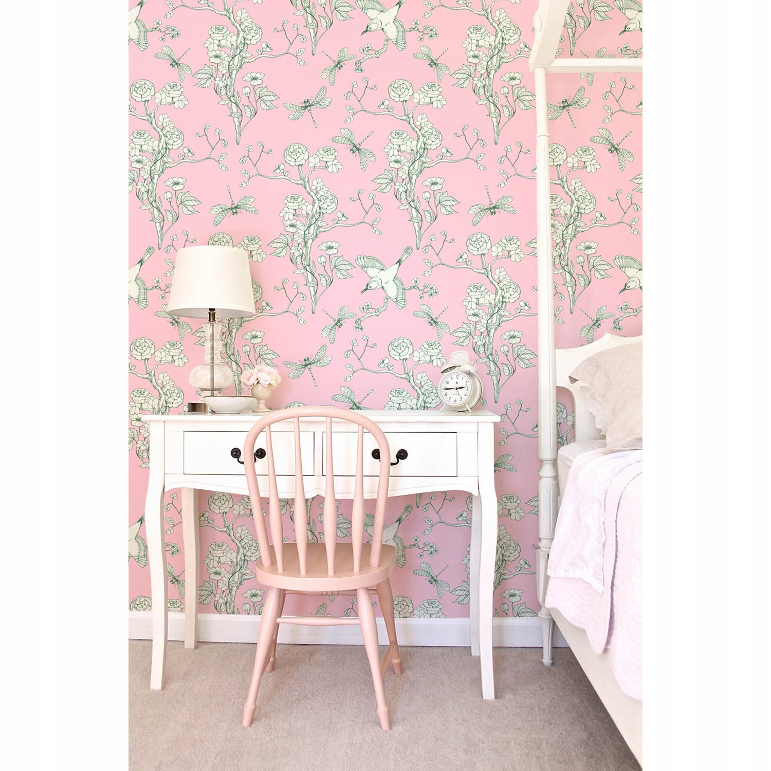 

Fototapeta do sypialni Romantyczny wzór 250x250 cm