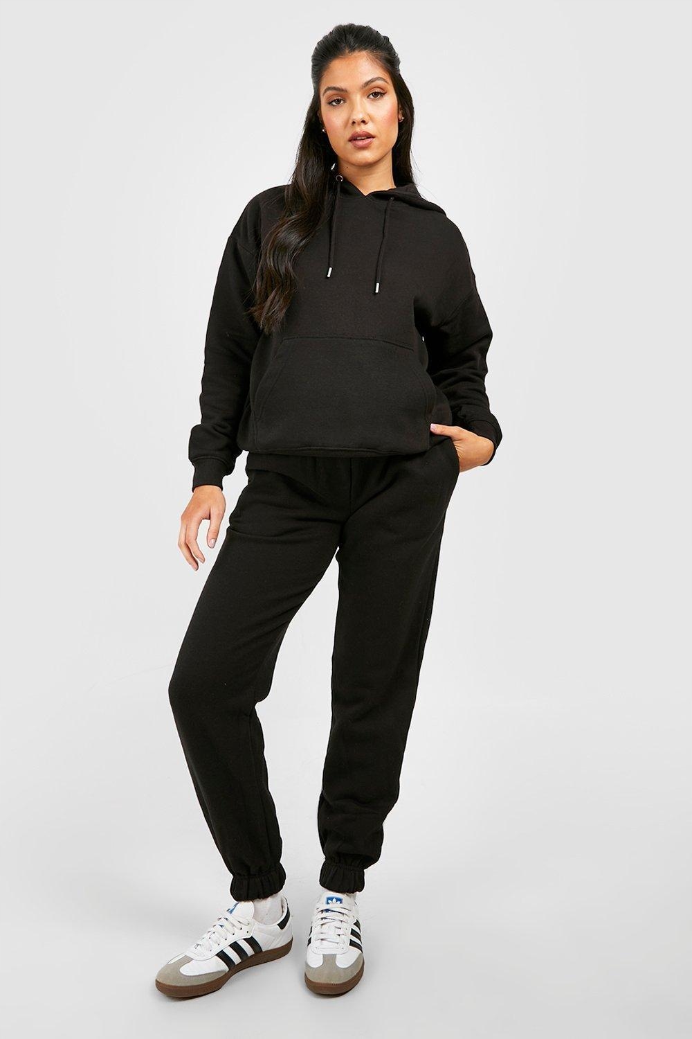 2H1A32 P28 BOOHOO MATERNITY CZARNE SPODNIE DRESOWE JOGGERY XL Płeć kobieta