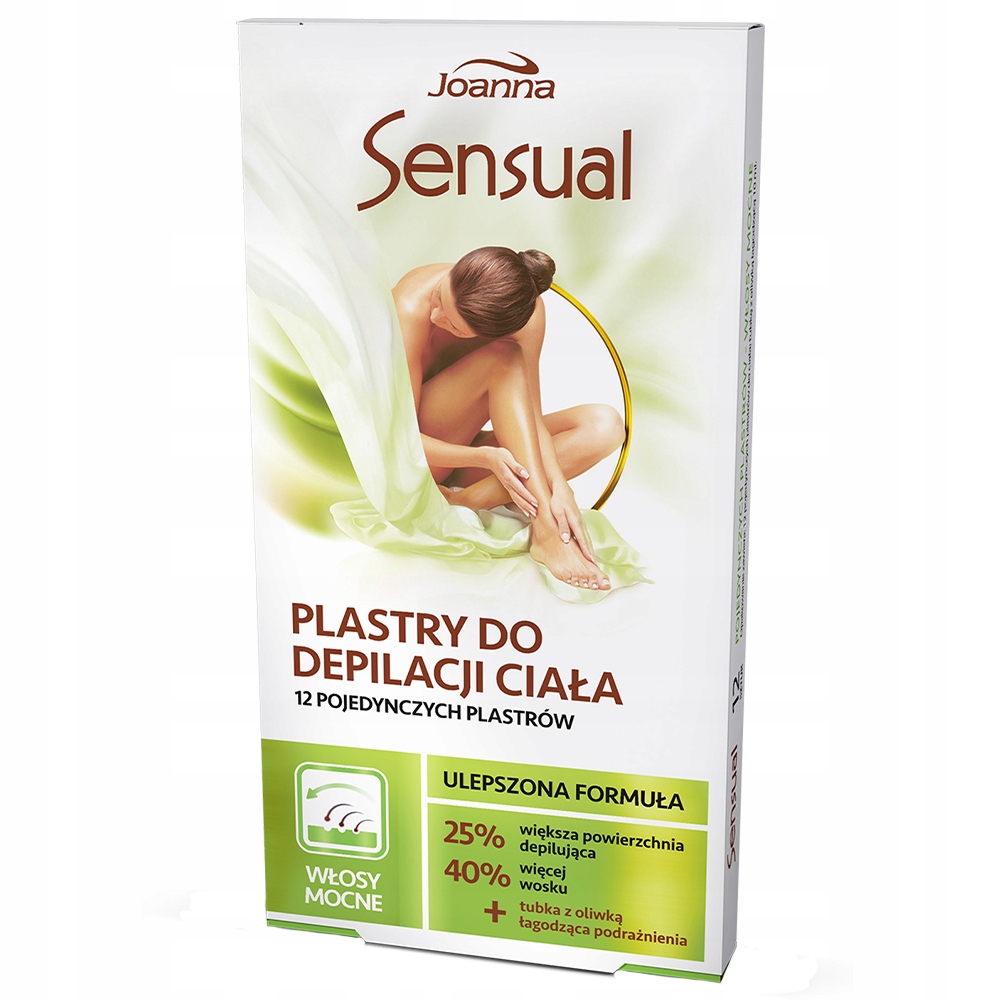 

Joanna Sensual Plastry Do Depilacji Mocne Włosy 12