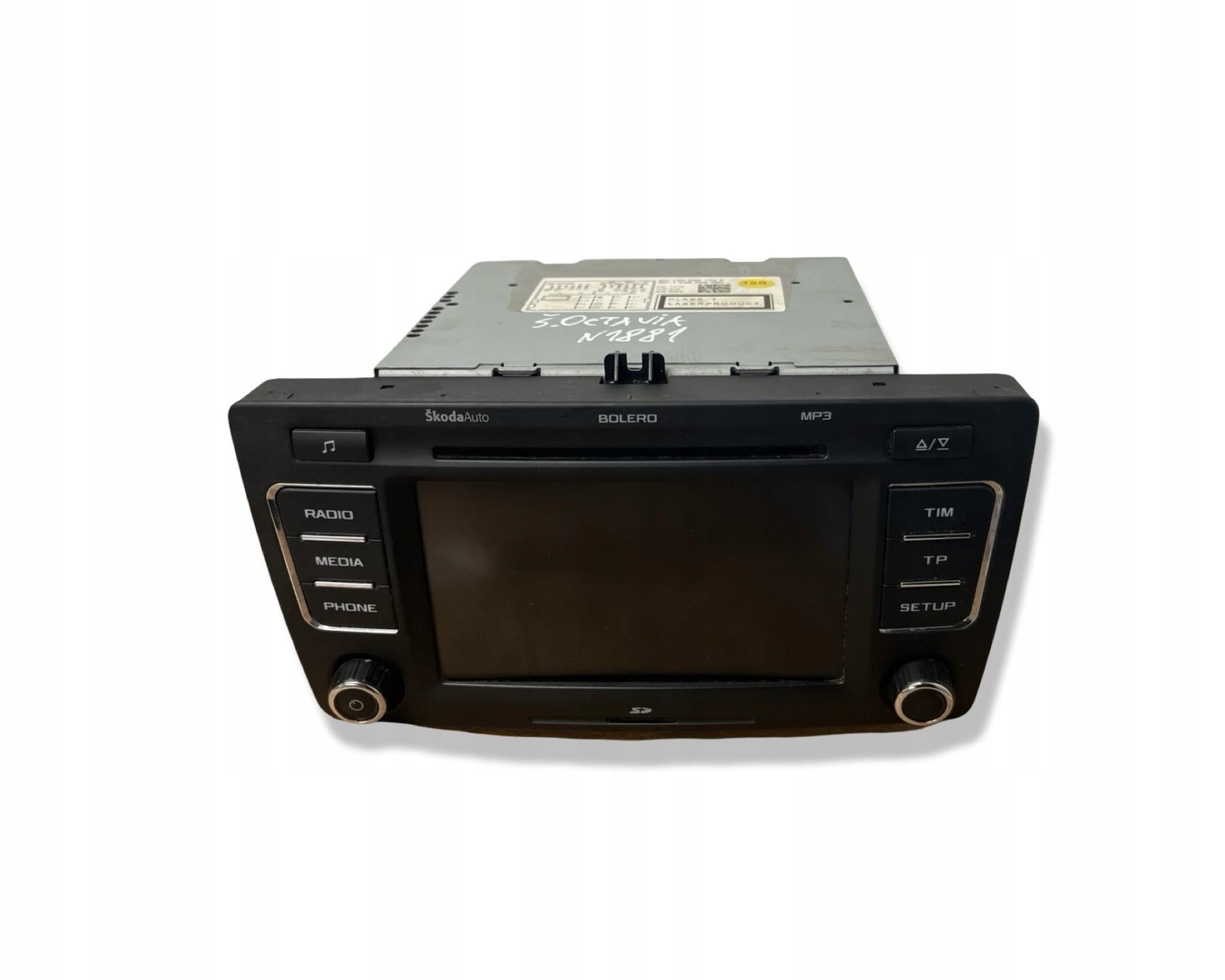 Radio samochodowe Skoda Octavia 2 facelift 2010 1Z0035156F