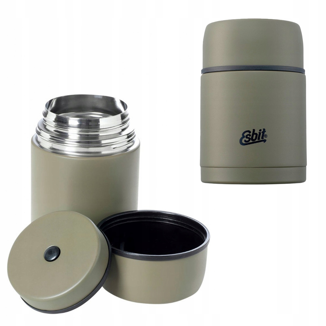 Termos Obiadowy Esbit Na Żywność Jedzenie Zupę Food Jug 0.75L Oliwkowy