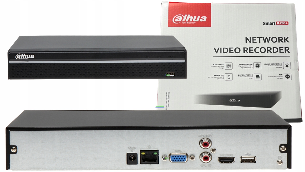 Rejestrator IP DAHUA NVR4116HS-4KS2/L 16 Kamer 4K
