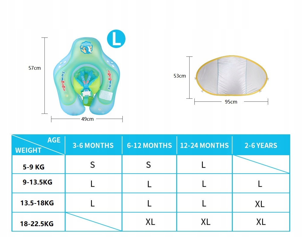 NADMUCHIWANY PIERŚCIEŃ DLA NIEMOWLĄT Presenty L Kod producenta NADMUCHIWANY PIERŚCIEŃ DLA NIEMOWLĄT Presenty