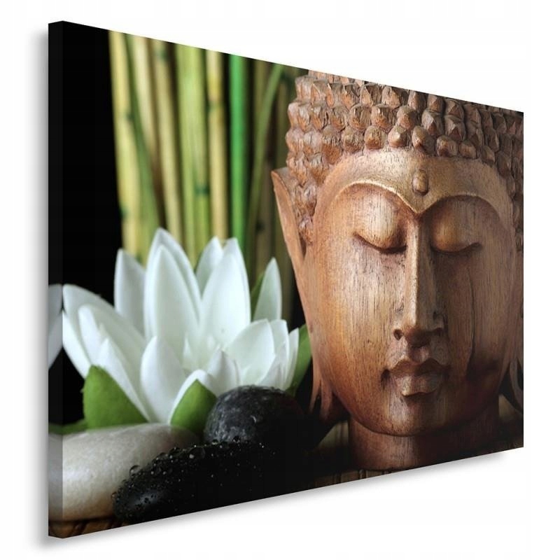 Obraz na plátne, Buddha bambus zen spa 90x60