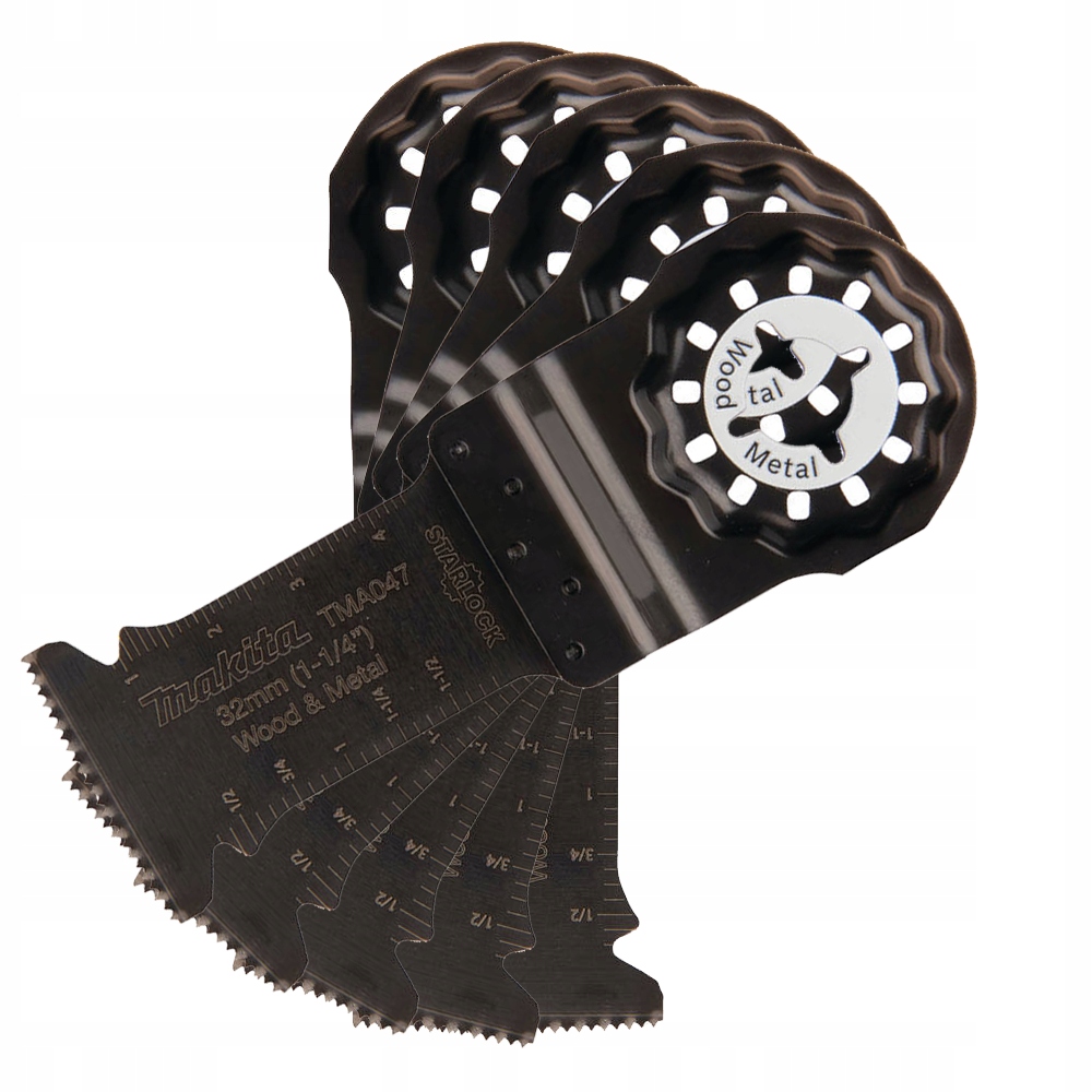 Makita Brzeszczoty do cięcia wgłębnego 32mm BiM do drewna metal 5sz B-64814