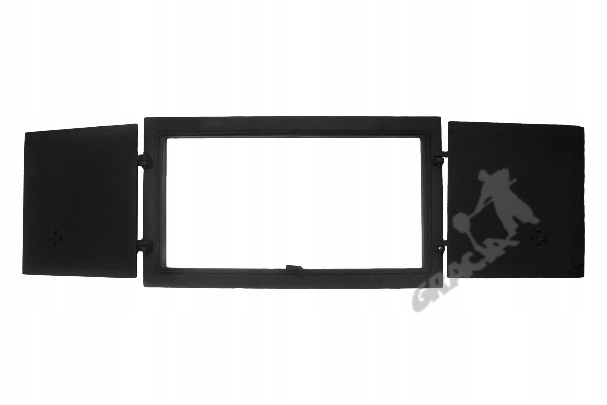 DRZWI F6 -37X65CM DRZWI POPIELNIKOWE ŻELIWNE DRZWI Materiał żeliwo