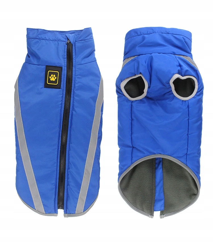 Levně Surtep Animals Zimní bunda voděodolná Paw Barva: Modrá, Velikost: 2XL