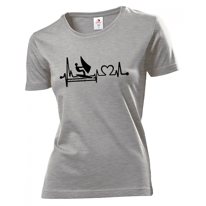 

Koszulka damska Linia życia Ekg windsurfing XL