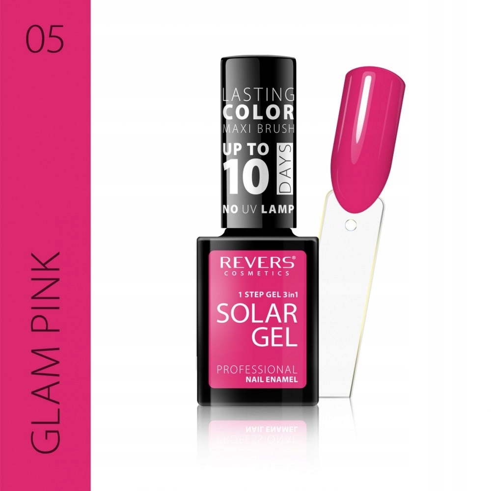 REVERS Lakier do paznokci SOLAR GEL 05 Marka Revers Cosmetics